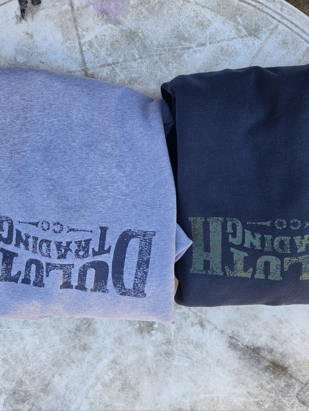 Duluth Trading Co Men's Crewneck Sweatshirt Pair - Gray & Black